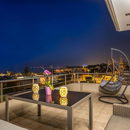 Aria Sea View, Chania Stalos Bagian luar foto