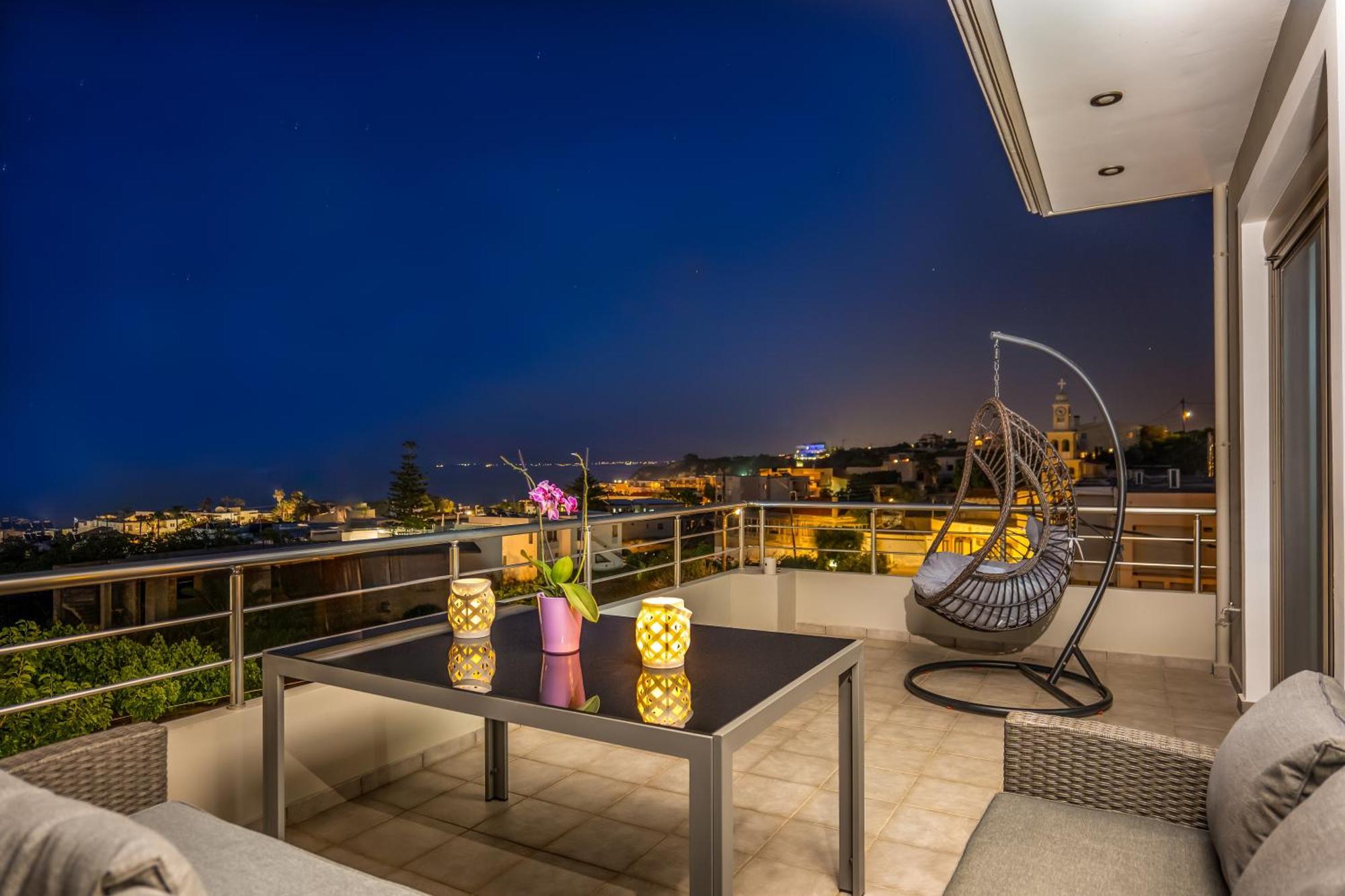 Aria Sea View, Chania Stalos Bagian luar foto